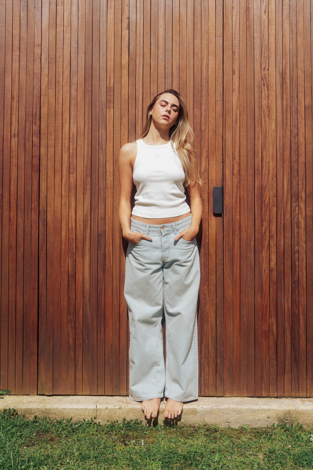 NIDIA TANK TOP IVORY