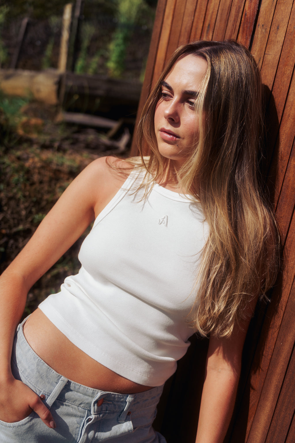 NIDIA TANK TOP IVORY