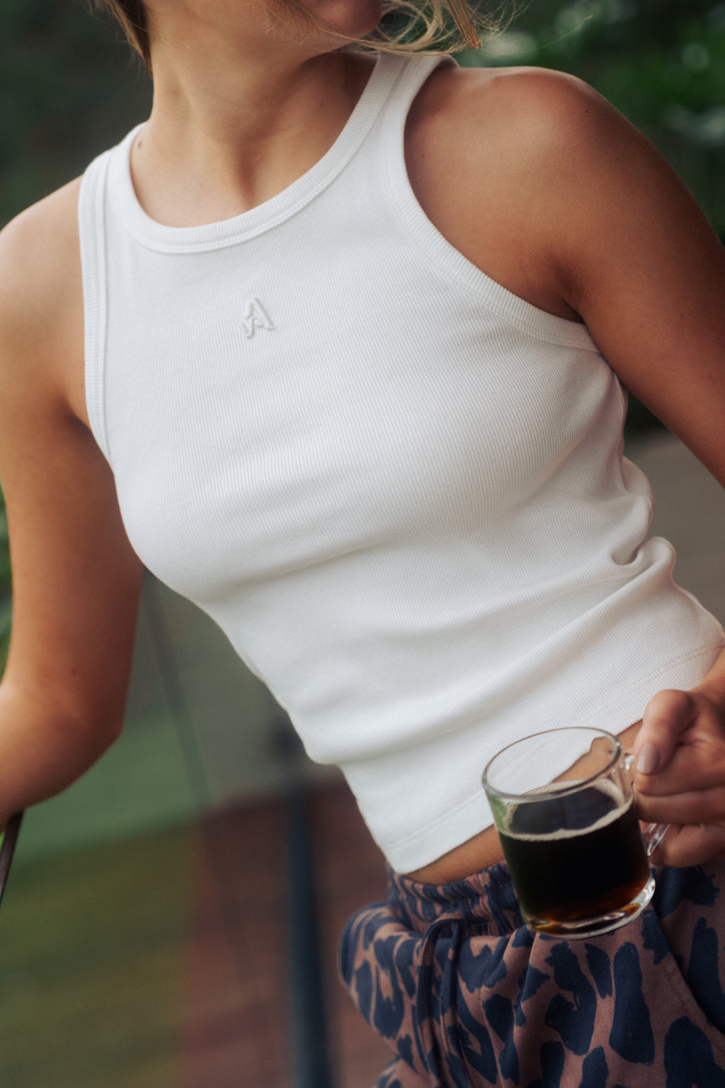 NIDIA TANK TOP IVORY