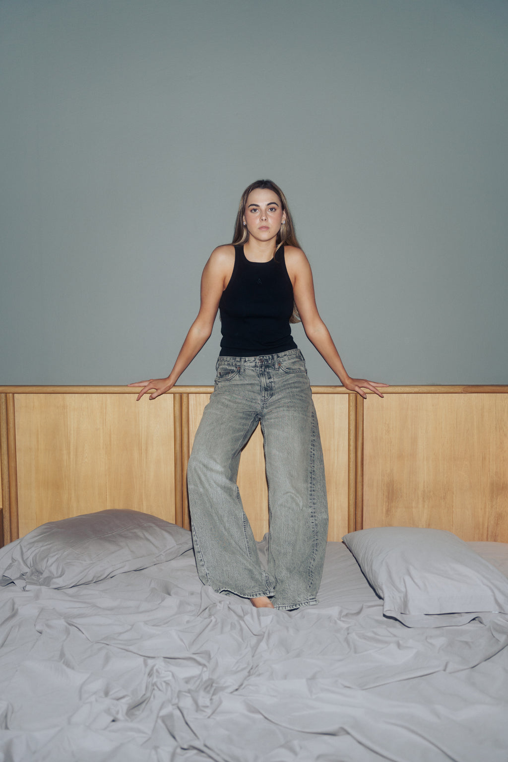 NIDIA TANK TOP BLACK